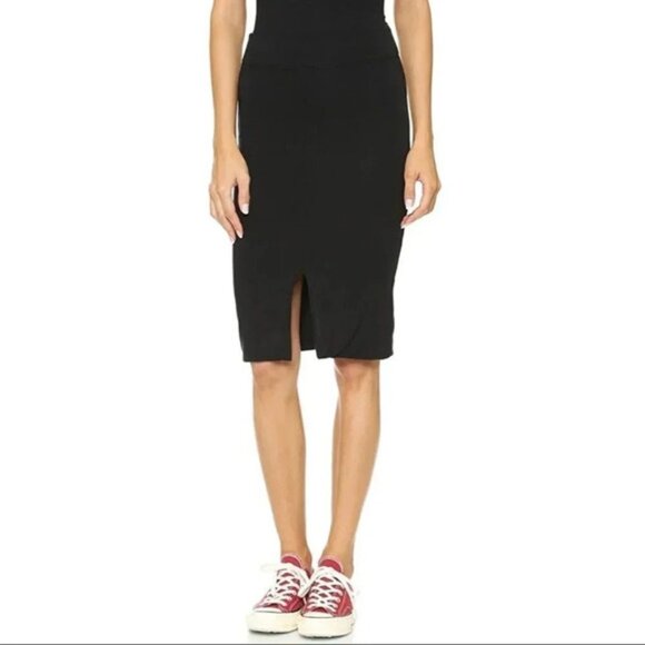 Revolve LNA Harley Slit Skirt Mini High Rise Waist Bodycon Pencil Size S - Picture 1 of 16